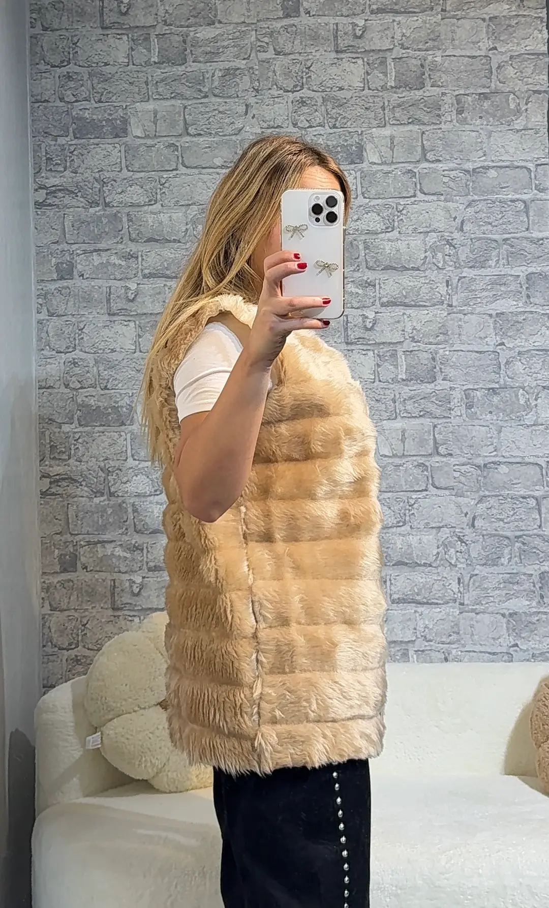 Peluş Kürk Yelek