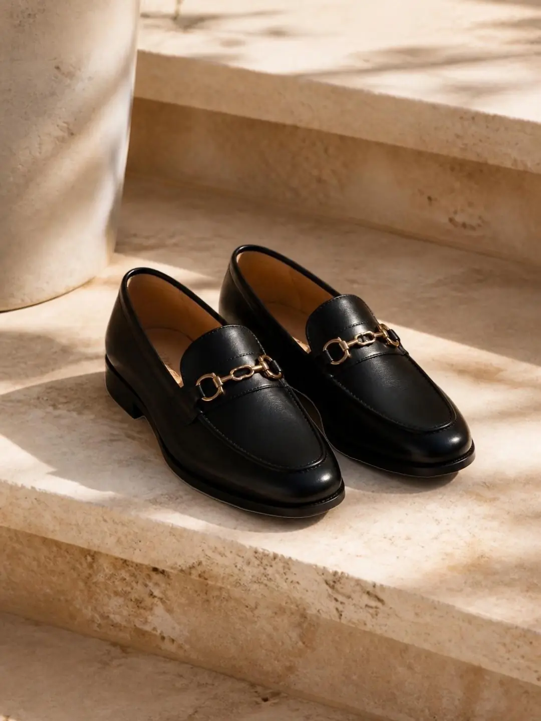 Zincir detaylı loafer
